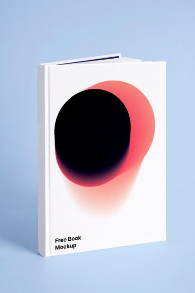 White Book Realistic Mockup